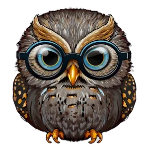 Hipster Owl Png Rhx PNG image
