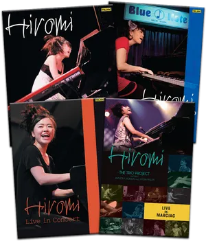 Hiromi Live Concert D V D Covers PNG image
