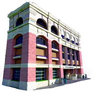 Historic Baseball Stadium Facade Png 06292024 PNG image