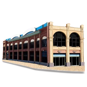 Historic Baseball Stadium Facade Png Tgx90 PNG image