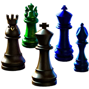 Historic Chess Pieces Collection PNG 18