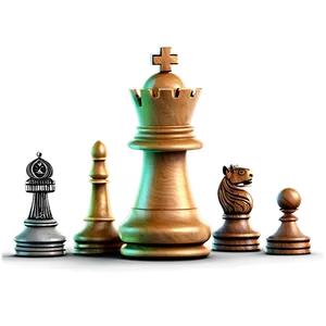 Historic Chess Pieces Collection PNG Shc27 PNG