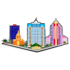 Historic Las Vegas Skyline Png Avv PNG image