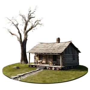 Historic Pioneer Cabin PNG 05242024