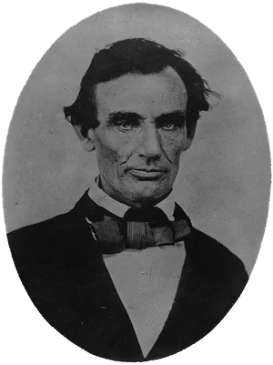 Historic Portraitof Abraham Lincoln PNG image