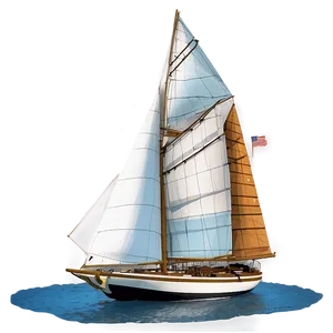 Historic Sailboat Replica PNG 33 PNG