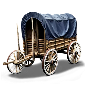 Historic Trail Covered Wagon PNG Pmo42 PNG