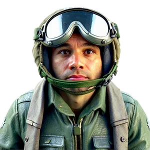 Historical Aviator Pilot Png 06252024 PNG image