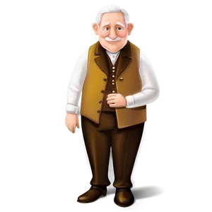 Historical Figure Cartoon Character PNG 06122024 PNG