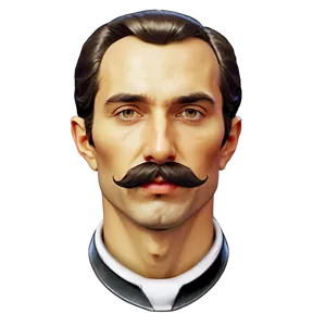 Historical Figure Mustache PNG Eqf20
