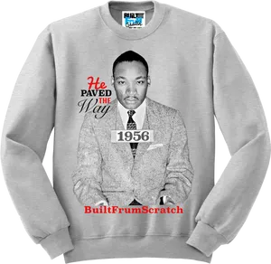 Historical Figure Sweatshirt Design1956 PNG