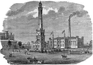 Historical Industrial Complexwith Tower