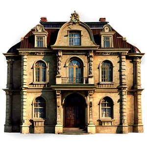 Historical Mansion Artifact PNG Fom68