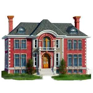 Historical Mansion Artifact PNG Wvp58