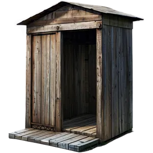 Historical Outhouse Replica PNG 95