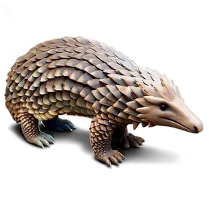 Historical Pangolin Figure PNG Ech9 PNG