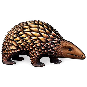 Historical Pangolin Figure PNG Ocs