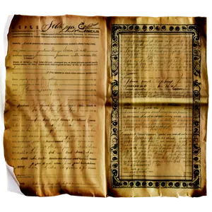 Historical Record Paper Png 05232024 PNG image