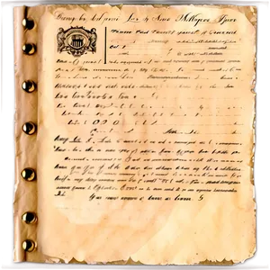 Historical Record Paper Png 05232024 PNG image