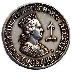 Historical Silver Coin Png Xqx PNG image