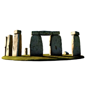 Historical Stonehenge Reconstruction PNG 2