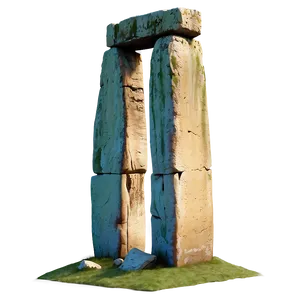 Historical Stonehenge Reconstruction Png 9 PNG image