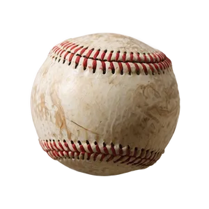 Historically Aged Baseball PNG 06282024