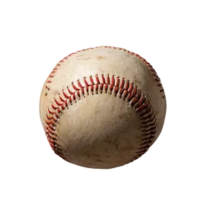 Historically Aged Baseball PNG 06282024
