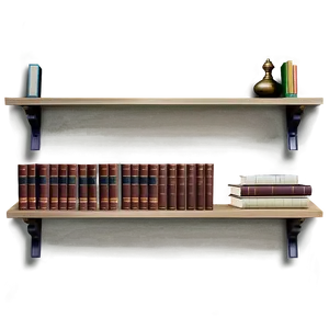 History Books On Shelf PNG 25