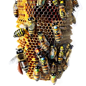 Hive With Bees Flying Png 10 PNG image