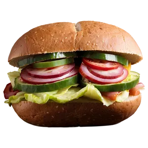 Hoagie Sandwich PNG Btn