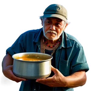 Hobo Cooking Soup PNG Wct