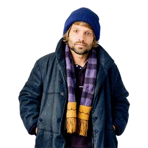Hobo In Winter Coat PNG Bhf PNG