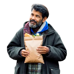 Hobo Sharing Food PNG 84