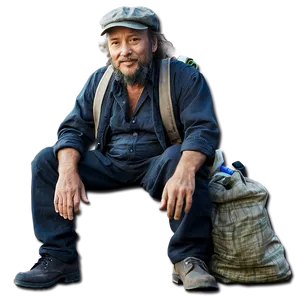 Hobo Train Hopping PNG Uwo PNG