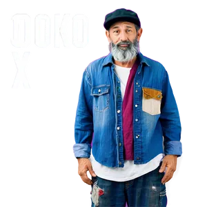 Hobo With Patched Clothes PNG Eum74 PNG