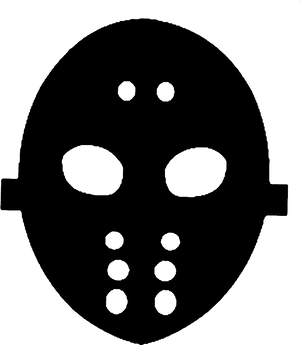 Hockey Goalie Mask Silhouette PNG