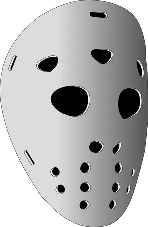 Hockey Goalie Mask Vector PNG image