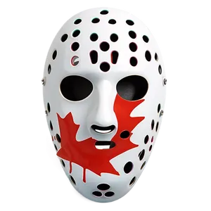 Hockey Mask With Canadian Flag PNG Xwn72 PNG