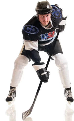 Hockey_ Player_ Action_ Pose PNG