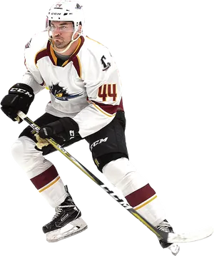 Hockey_ Player_ In_ Action.png PNG