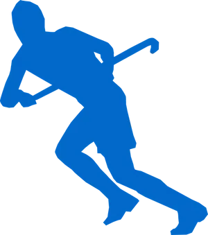 Hockey Player Silhouette PNG