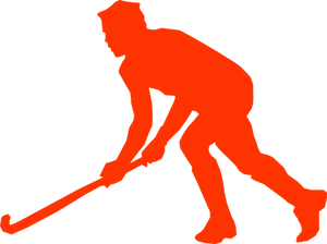 Hockey Player Silhouette PNG