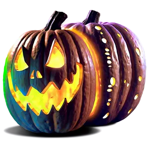Hocus Pocus Glowing Pumpkin PNG 80