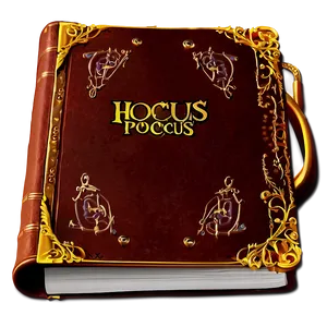 Hocus Pocus Spellbook Cover Png 46 PNG image