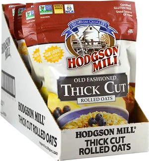 Hodgson Mill Thick Cut Rolled Oats PNG image