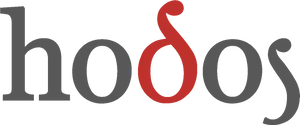 Hodos Logo Redand Gray PNG image