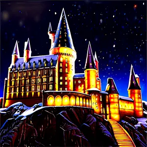 Hogwarts Christmas Lights Png Ujl53 PNG image