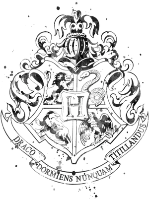 Hogwarts_ Crest_ Distressed_ Effect.png PNG image