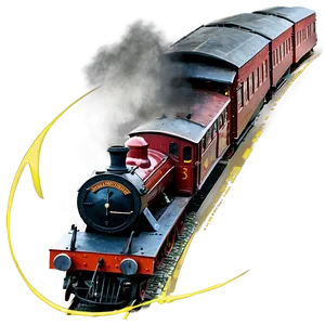 Hogwarts Express Departure PNG Fja